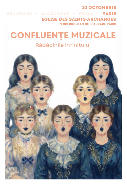 Corul feminin Arpeggio pentru prima dată în concert la Catedrala Ortodoxă Română din Paris